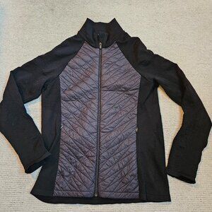 Athleta Flurry Force Insulated PrimaLoft Jacket II Black XL Outdoor Cold Running